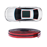Car Accessories Windshield Roof Rubber Seal Strip Noise Insulation Stickers 2M
