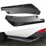 2pcs Polished Car Rear Bumper Lip Diffuser Splitter Canard Protector Accessories