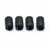 4x Aluminium Car Wheel Tyre Valve Stem Air Dust Cover Screw Caps Car Accessories