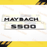 For S-Class W222 S500 Maybach Glossy Black Rear Trunk Emblem Decal Badge Sticker