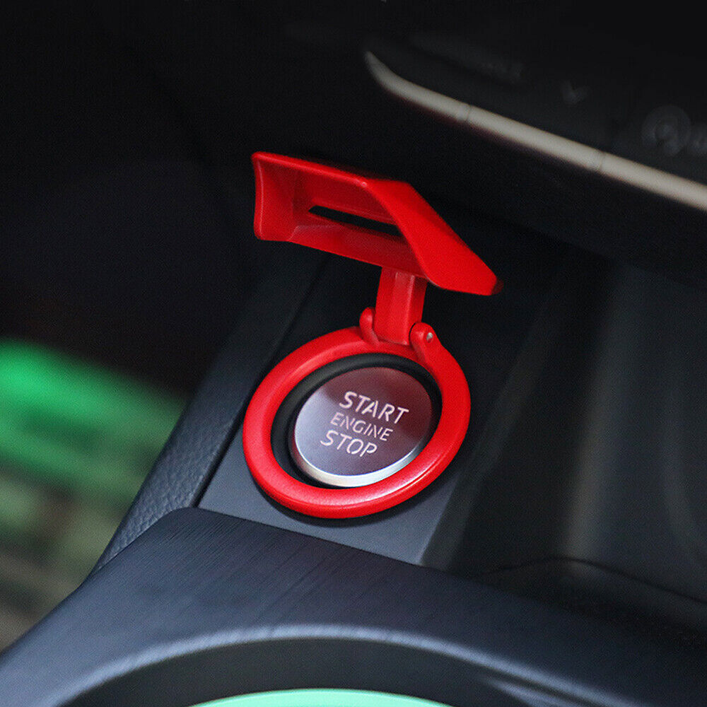 Car Accessories Engine Start Stop Push Button Switch Cap Cover Decor Universal