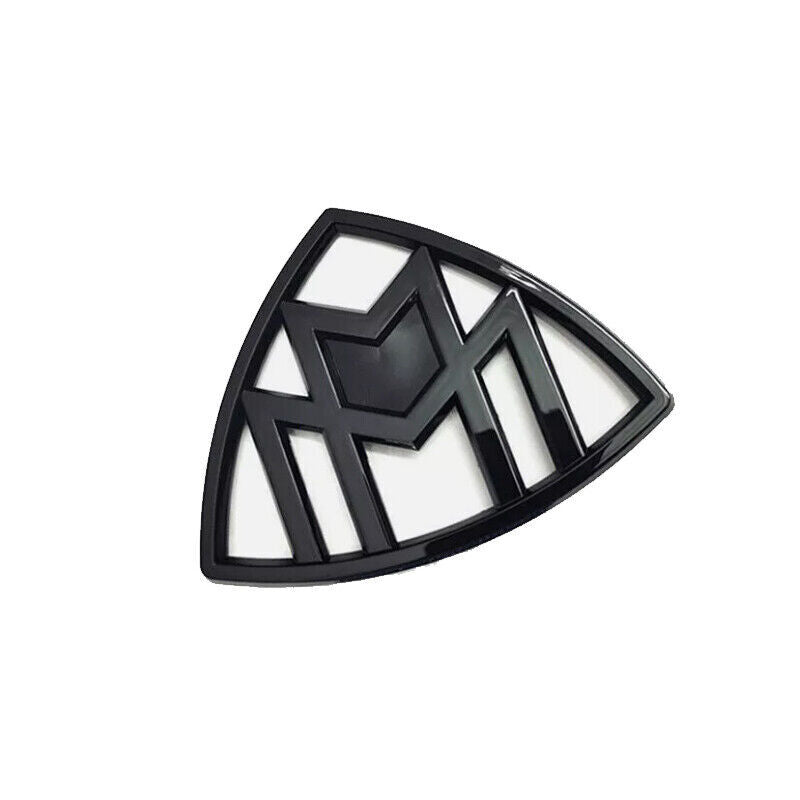Genuine Gloss Black Maybach Trunk Emblem vertical Badge For Mercedes S-Class