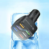 USB 6 Ports Car Charger Adapter LED Display QC 3.0 Fast Charging Accessories
