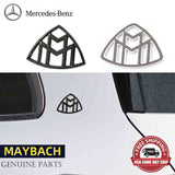 2Pcs Mercedes-Benz Maybach LH,RH Side Fender Emblem Badge Decal Sticker Black
