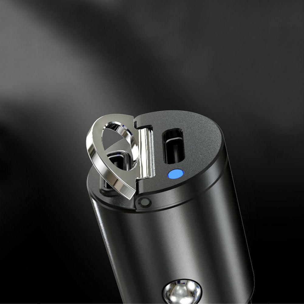 Mini Dual USB Type C PD 30W Car Phone Charger Adapter Fast Charging Accessories