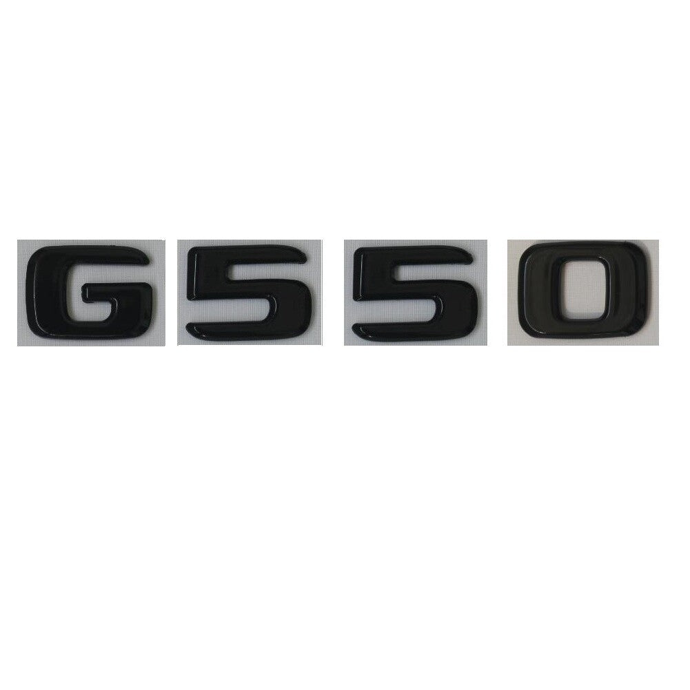 Gloss Black Letters G 550 Trunk Emblems Emblem for Mercedes Benz W463 G550