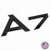 Audi A7 Gloss Black Rear Letter Tail Nameplate Trunk Emblem Badge Sport Sline