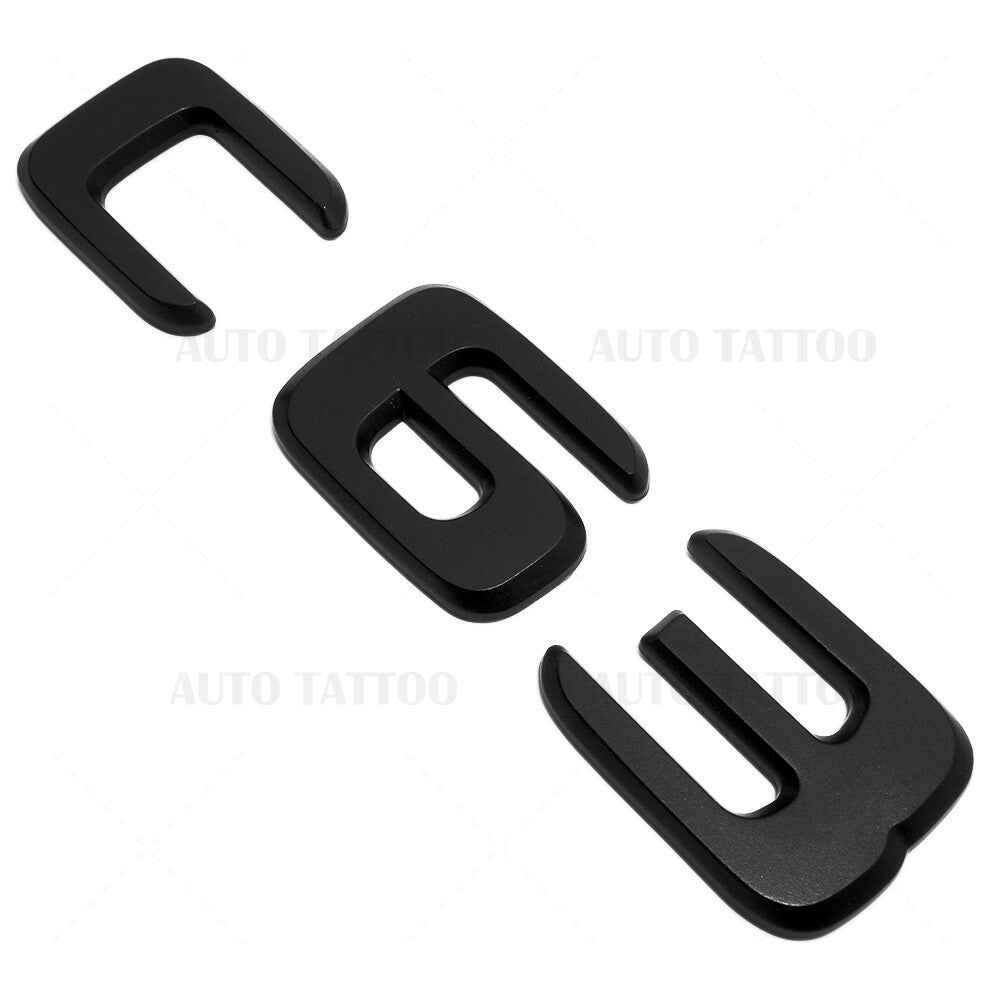 17-21 C 63 AMG Emblem Trunk Lid Letter Logo Nameplate Badge Decorate Matte Black
