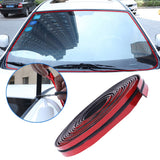 Car Accessories Windshield Roof Rubber Seal Strip Noise Insulation Stickers 2M