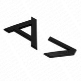 Audi A7 Matte Black Rear Letter Tail Nameplate Trunk Emblem Badge Sport Sline