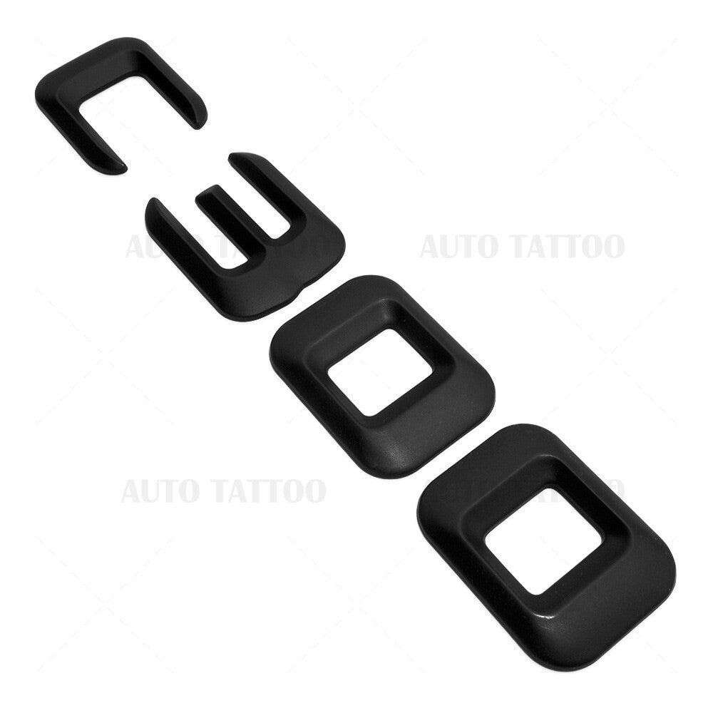 15-16 C300 Emblem Trunk Lid Letter Logo Nameplate Badge Decorate AMG Matte Black