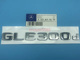 Chrome " GLE300d " Number Letters Rear Trunk Badge Emblem for Mercedes Benz GLE
