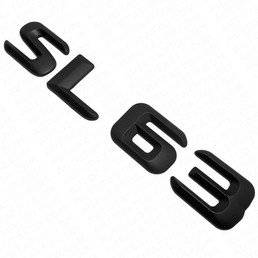 15-16 SL 63 AMG Letter 3D Emblem Trunk Logo Nameplate Badge Decorate Matte Black