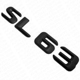 15-16 SL 63 AMG Letter 3D Emblem Trunk Logo Nameplate Badge Decorate Matte Black