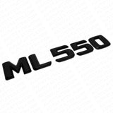 Benz ML 550 AMG Letter Emblem Trunk Logo Nameplate Badge Decorate Sport Black