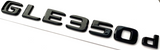 GLE350d GLOSS BLACK FOR MERCEDES REAR TRUNK EMBLEM BADGE NAMEPLATE DECAL LETTERS