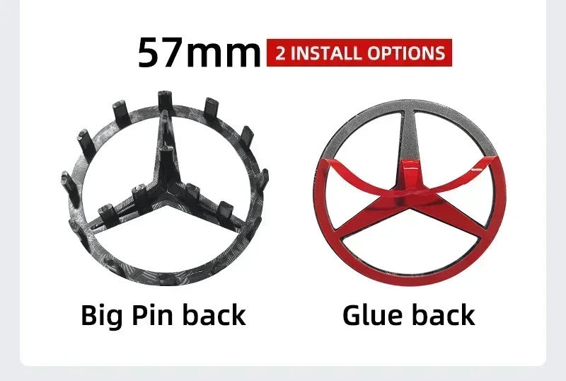Mercedes Benz Steering Wheel Replace Badge Emblem W204 205 GLA GLC CLA A E Class
