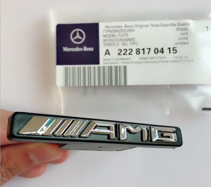 Front Vertical Strip General Grill Decal Emblem Badge for Mercedes Benz AMG