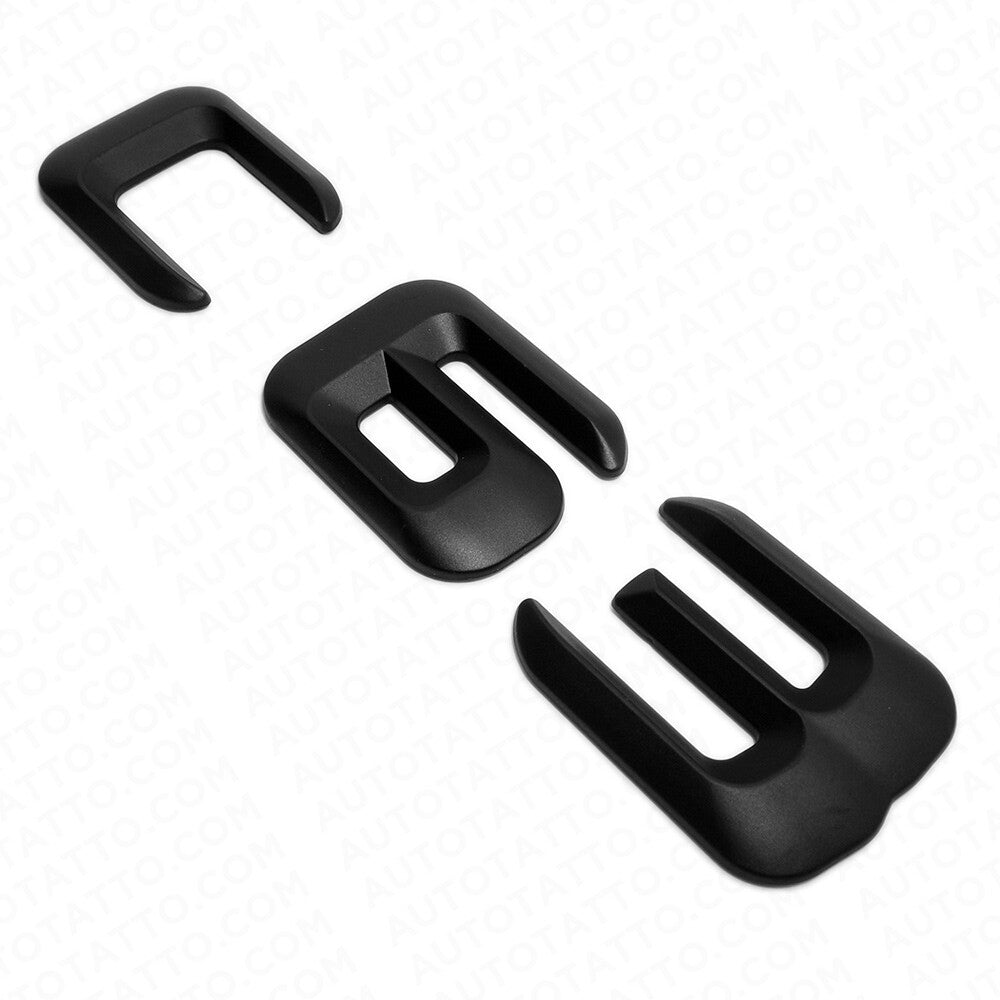 15-16 C 63 AMG Letter Emblem Rear Trunk 3D Logo Badge Decorate Sport Matte Black