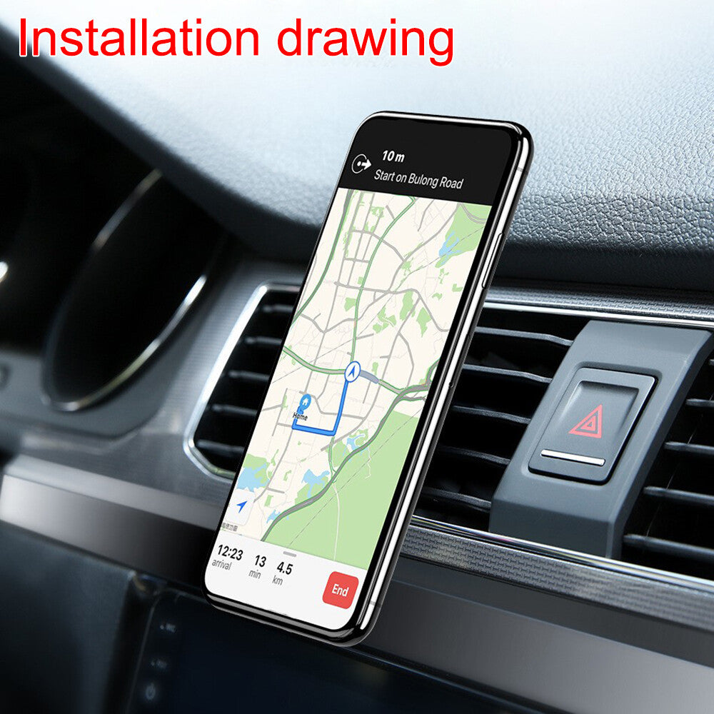 Magnetic Car Phone Holder Mobile Cell Phone Magnet Mount Stand Accessories