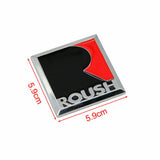 NEW 2x 3D Roush R Metal Fender Emblem Badge car body Stickers for ALL CARS
