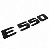 14-16 E550 AMG Letter Emblem 3D Trunk Logo Nameplate Badge Decorate Matte Black