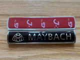 1pair Black Maybach Letters Fender Emblem Badge Metal for Mercedes Benz