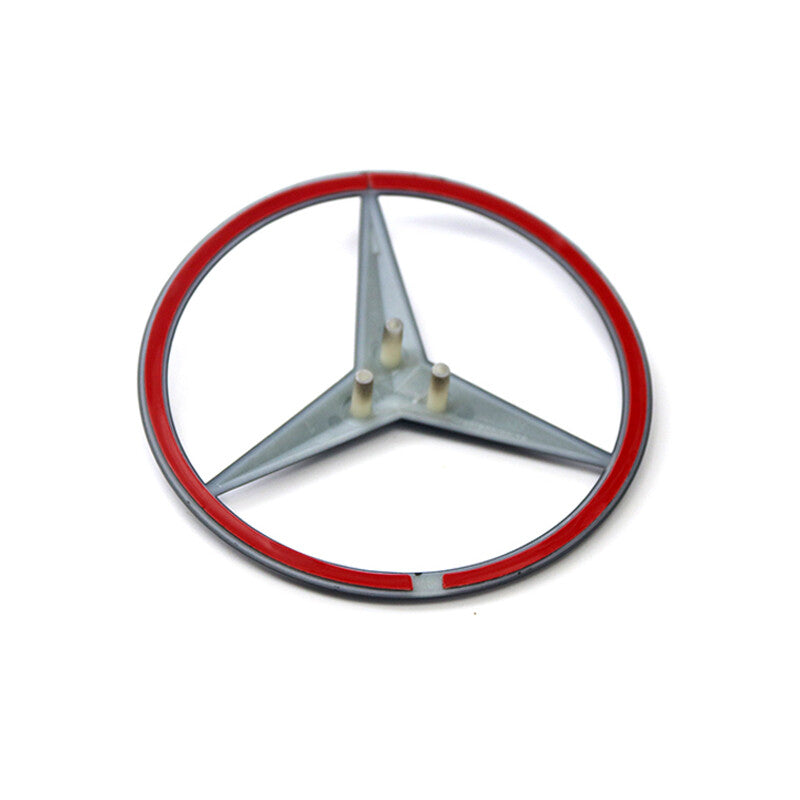 S63 AMG Rear Star Emblem Badge Gloss Black Set For Mercedes W221 S63 AMG SEDAN