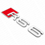 For Audi RS 6 Chrome Rear Letter Tail Badge Trunk Emblem Badge Logo Sport