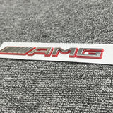 3D AMG Emblem Red Chrome Rear Tailgate Trunk Badge For Benz A C E S CL SL GLE