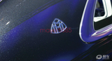 Chrome ABS " S680 + MAYBACH + V12 "  Emblem Auto Front Badge for Mercedes-Benz S
