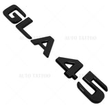 17-20 GLA 45 AMG Rear Letter Emblem Liftgate Logo Nameplate Badge Gloss Black