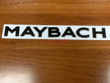 1PC Glossy Black For Mercedes Benz Maybach Letters Trunk Emblem Badge Sticker