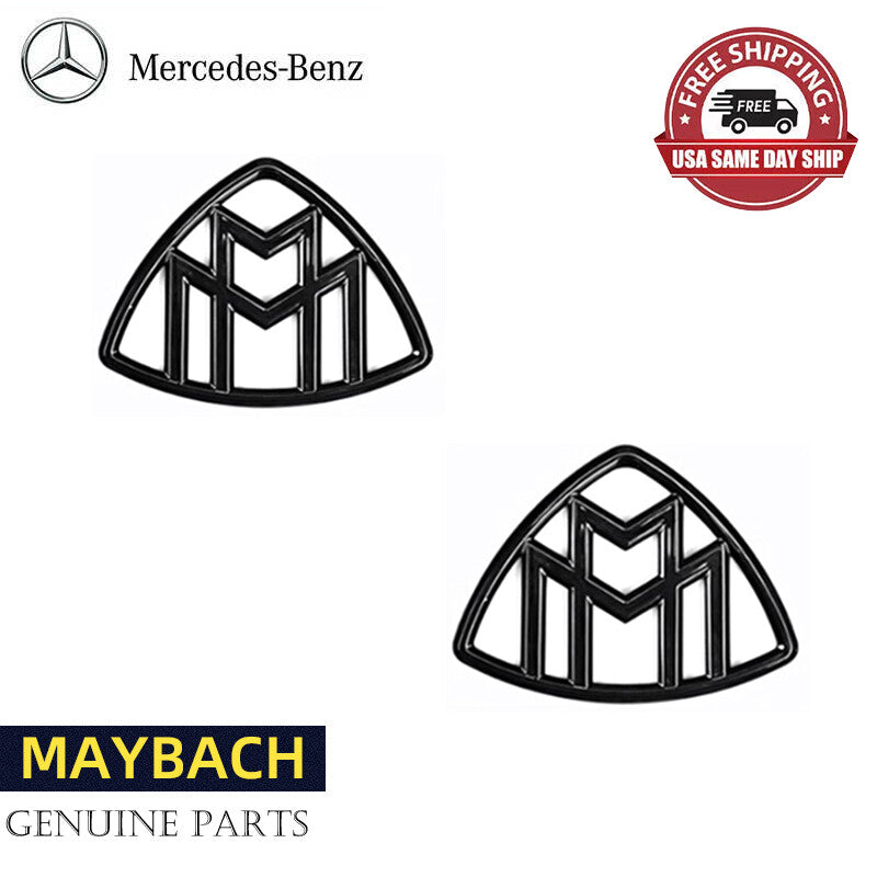 Car Body Badge Side Fender Badge For Mercedes Benz Maybach GLS S Class Black
