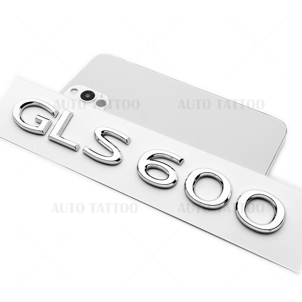 Mercedes-Maybach GLS 600 SUV AMG Letter Emblem Liftgate Nameplate Badge Chrome