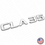 CLA 35 AMG 3D Emblem Trunk Lid Letter Logo Nameplate Badge Decorate OEM Chrome