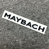 Black Maybach set Fender Side Rear Trunk Emblems Badge For Mercedes Benz GLS600