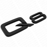 Audi Q8 Matte Black Rear Letter Liftgate Nameplate Trunk Emblem Badge Sport