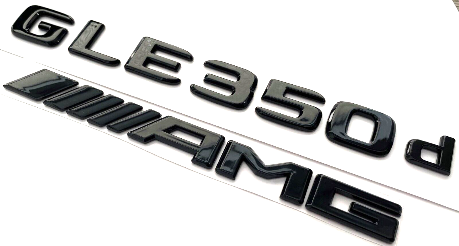GLE350d + AMG BLACK FOR MERCEDES REAR TRUNK EMBLEM BADGE NAMEPLATE DECAL LETTER
