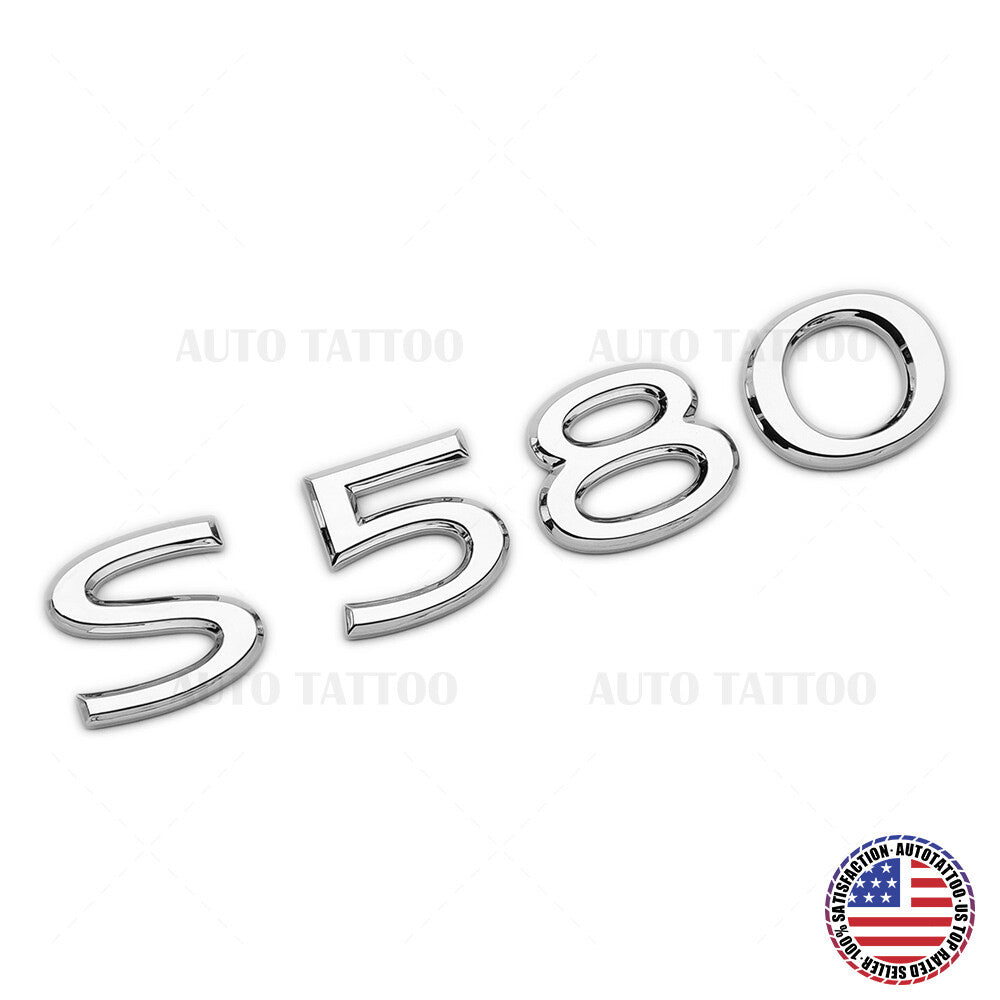 Mercedes-Maybach S 580 AMG Letter Emblem Trunk Logo Nameplate Badge Chrome