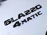 GLA220 4matic Black Letter Number Rear Boot Badge Emblem For GLA Class Mercedes