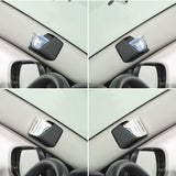 2pcs Black Car Interior Accessories Glasses Organizer Storage Bag Box Holder