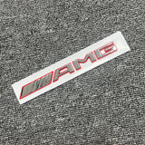 3D CHROME Red AMG Number Letters Rear Trunk Badge Emblem for Mercedes Benz