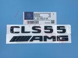 NEW Gloss Black " CLS55 AMG" Letters Trunk Embl Badge Sticker for Mercedes Benz