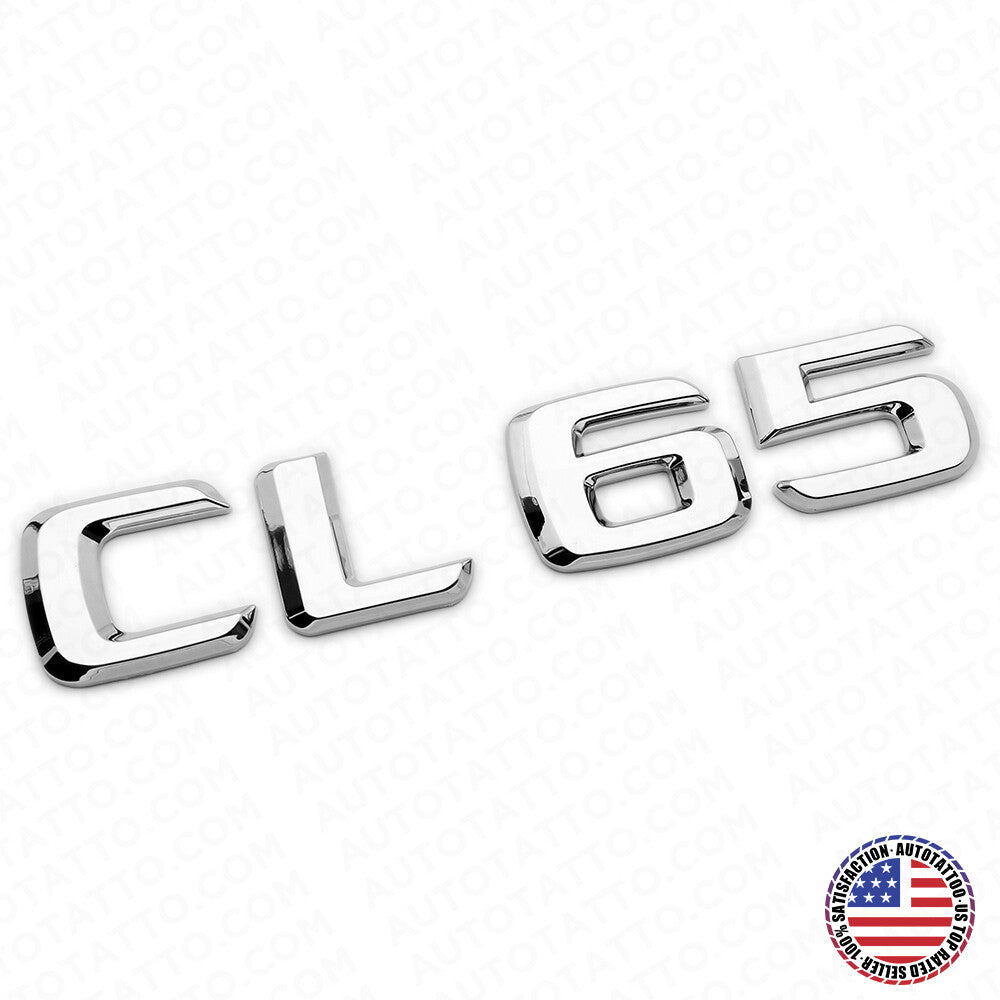 05-14 CL 65 Emblem Trunk Lid Letter Logo Nameplate Badge Decoration AMG Chrome