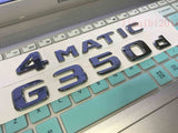 2018 G350d 4 MATIC" High quality Rear Trunk Emblem Decal Badge FOR Mercedes Benz