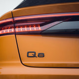 Audi Q8 Gloss Black Rear Letter Liftgate Badge Trunk Emblem Badge Logo Sport