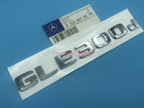 Chrome " GLE300d " Number Letters Rear Trunk Badge Emblem for Mercedes Benz GLE