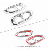 For 2020 GLC GLE GLS AMG Style Quad Exhaust Mullfer Tips Tailpipe Cover Sport