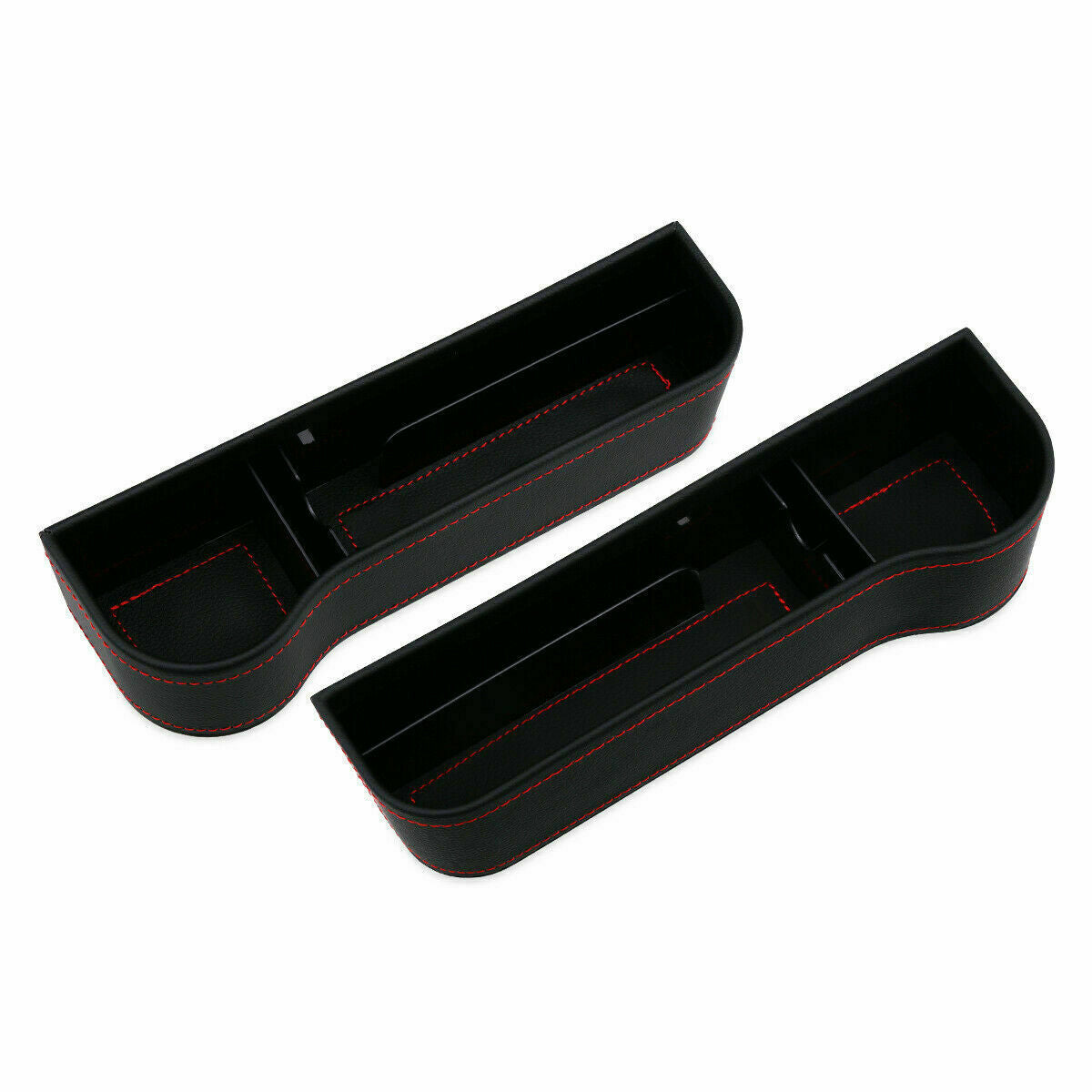 2x Seat Crevice Box Storage Cup Holder Organizer Auto Gap Pocket Stowing Accessory Car Accessory